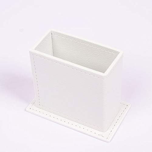 Leather Desk Set-Desk Office Accessories-Office Organizer- Home Office Accessories - Desk Supplies - Desk Storage Organizer -Desk Pad-Storage-12 Pieces -12 PCS(White)