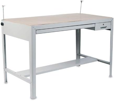 Safco Products 3962GR Precision Drafting Table Base for Use with 3952, 3953 Table Top, Sold Separately, Gray