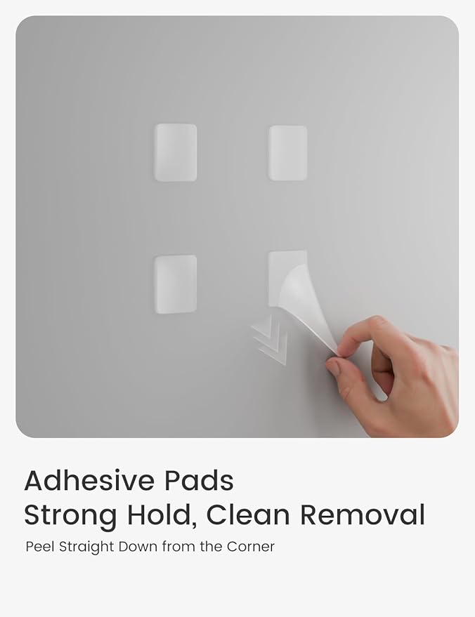 Large Felt Bulletin Board 48" x 36" Cork Board Alternative-12 Pack with 70 Safe Removable Adhesive Tabs, Cork Boards for Walls for Home Office Classroom Pin Board - Deep Charcoal Blue