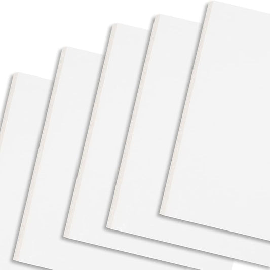 Mat Board Center, Pack of 10 Acid-Free Foam Boards, 9x12 inch White Foam Boards, 1/8" Thick