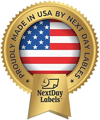 NextDayLabels - 8-1/2 x 11 Neon Color High Light Fluorescent Labels for Laser & Inkjet Printer (Pink Fluorescent, 4 x 5-4 Per Page | 200 Labels)