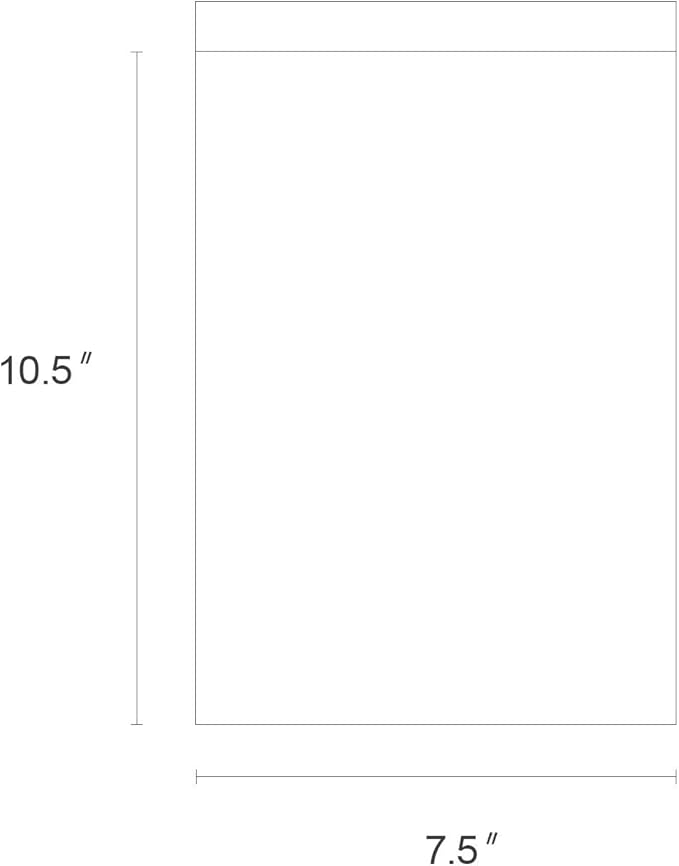 Metronic Poly Mailers 7.5x10.5 200 Pcs | Durable Shipping Bags for Clothes 7.5x10.5 | Plastic Mailers Poly Bags for Small Business