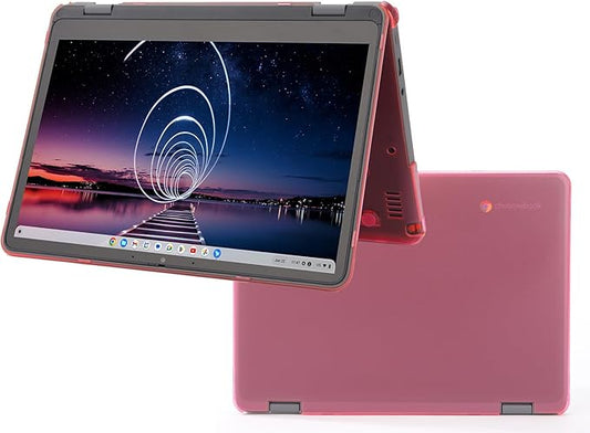 mCover Hard Shell Case ONLY Compatible for 2023~2024 12.2" Lenovo 500E Yoga Chromebook Gen 4 Gen4 2-in-1 Laptop (NOT Fitting Any Other Lenovo Models)- Pink