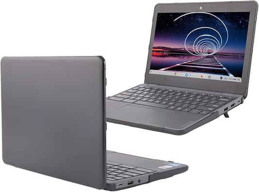 mCover Hard Case ONLY Compatible for 2024~2025 11.6" Lenovo 100E Chromebook Gen 4 (with Intel CPU and Model# 83G*) Laptop Computer (NOT Fitting Any Other Lenovo Models) - Black
