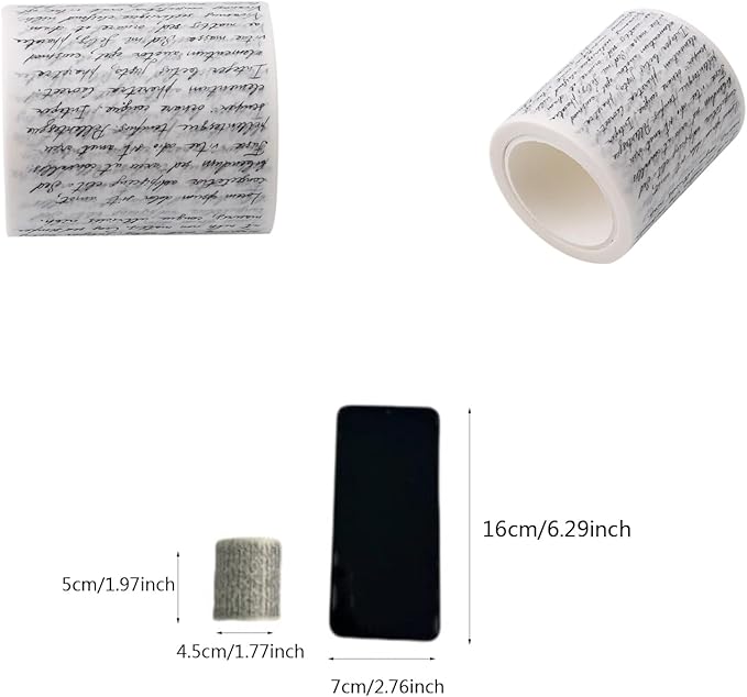 LIUCM Washi Tape Masking School Supply Scrapbooking Wide Tape Adhesive Vintage Tape(style7)