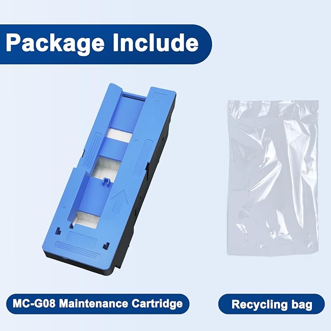 MC-08 Maintenance Cartridge MC08 Waste Ink Box Compatible with Canon imagePROGRAF iPF8000 iPF8300 iPF8300S iPF8400 iPF8400S iPF8400se iPF9000 iPF9400 iPF9400s
