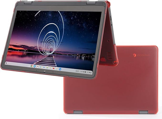 mCover Hard Shell Case ONLY Compatible for 2023~2024 12.2" Lenovo 500E Yoga Chromebook Gen 4 Gen4 2-in-1 Laptop (NOT Fitting Any Other Lenovo Models)- Red
