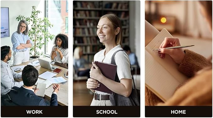 &And Per Se Lined Journal Notebook, 160 Pages, A5 5.7 x 8 inches College Ruled Thick Paper Notebook Journals for Writing, Hardcover Notebooks for Women Men Office School (1 Pack, Red)