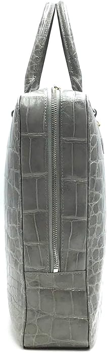 Masami Handmade Genuine Crocodile Leather Business Bag, Briefcase, Japanese brand, Leather bag