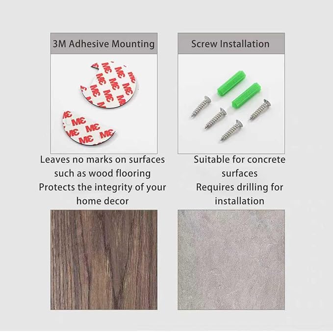 LKKYUP Magnetic Door Stopper for Wall and Floor, Heavy Duty Door Stop, Solid Zinc Alloy Door Stoppers for Wall, Modern Door Stop Holder with Strong Magnet for Home and Office