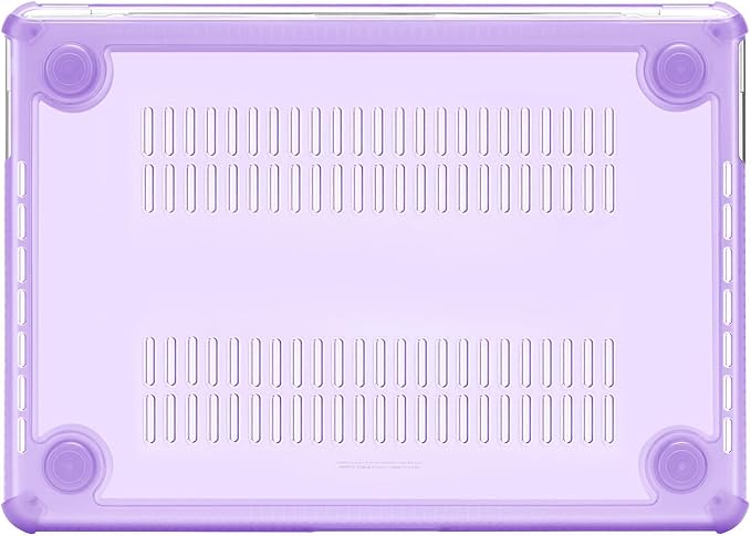 MOSISO Compatible with MacBook Pro 13 inch Case M2 2025-2016 A2338 M1 A2251 A2289 A2159 A1989 A1708 A1706, Anti-Cracking Heavy Duty Plastic TPU Bumper Hard Case&Keyboard Skin&Screen Film, Purple