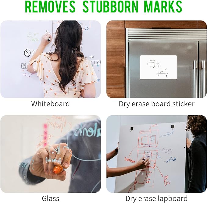 loukin Non-Toxic Whiteboard Cleaner, 8.5 fl oz Dry Erase Board Cleaner, Low-Odor Whiteboard Cleaning Spray with Cloth, Removes Stubborn Marks from Whiteboards
