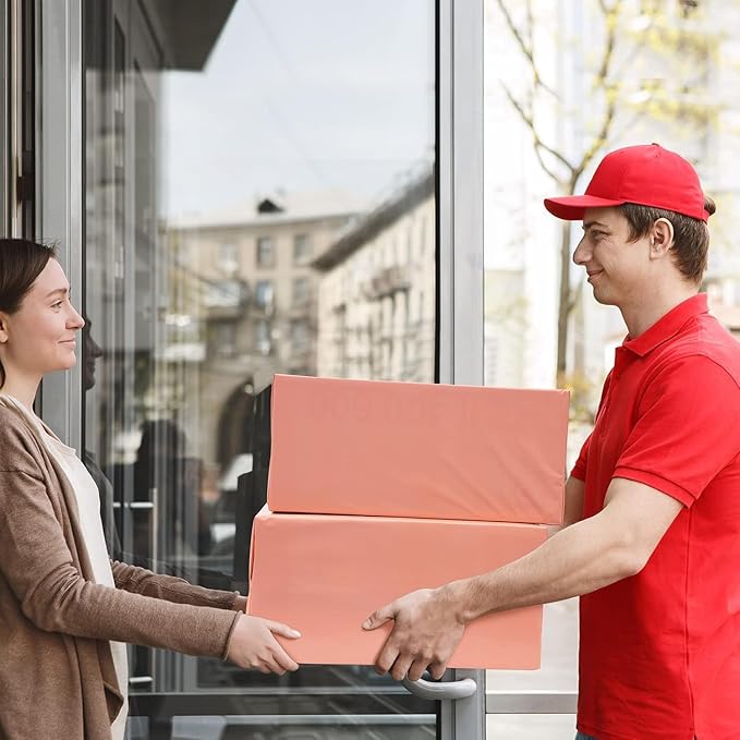 Metronic Poly Mailers 24x24 300 Pack, Self Seal Large Shipping Bags for Clothing, Waterproof Shipping Envelopes for Small Businesses, Flexible Mailers Poly Bags Plastic Bags Packages Bags Peach Pink