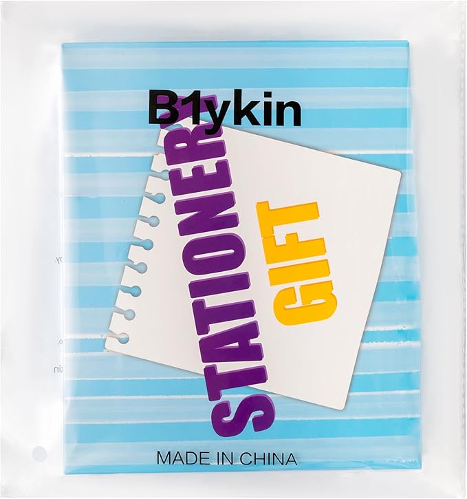 B1ykin Stationery Gift Set - 3Pcs Notebook Sticky Notes, Kawaii A5 Spiral Notebooks & 550 Sheets Cute Sticky Notes with Pens Kit for Office School Kids Students Birthday Supplies (Capybara)