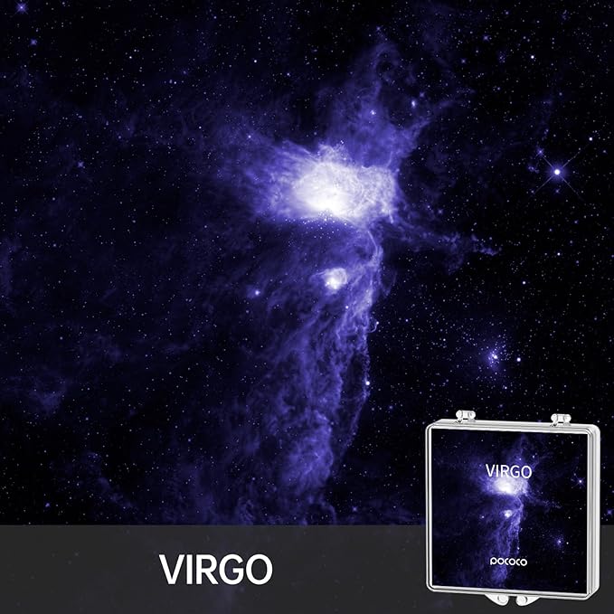 POCOCO Realistic Constellation-1 Galaxy Star Projector Night Light Discs: Realistic Galaxy Patterns, 5K Ultra HD, 96% Light Transmission, High Brightness - 6-Piece Pack (Projector Not Included)
