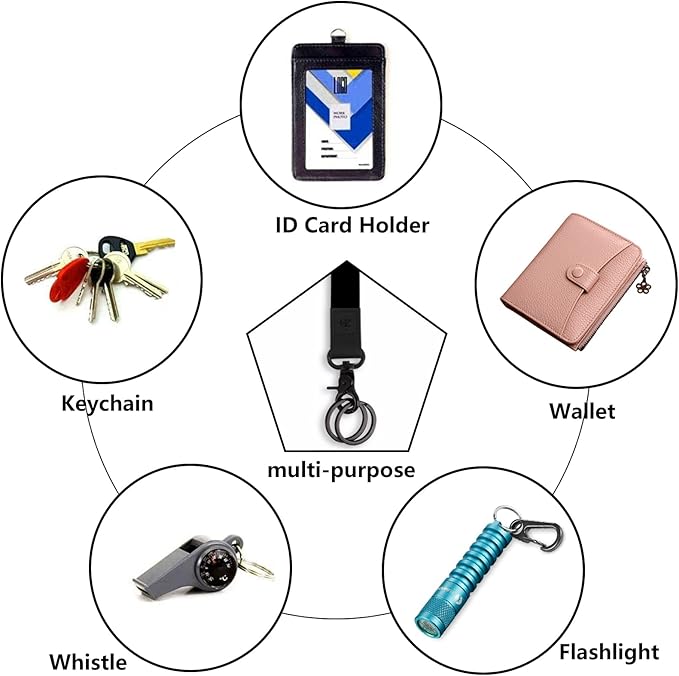 Wrist Lanyard for Women and Men, Keychain Lanyard for Keys, Wrist Keychain Strap Lanyard for Car Keys ID Badge Wallet Card Holder (Light Yellow)