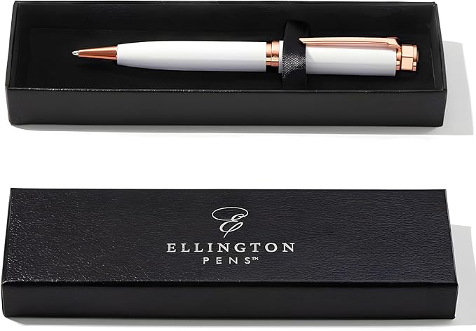 Ellington Pens Luxury Ballpoint Pen β Premium Quality, Smooth Writing Experience, Elegant Design, Includes 2 Ink Refills (Black & Blue)