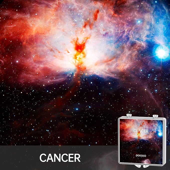 POCOCO Realistic Constellation-2 Galaxy Star Projector Night Light Discs: Realistic Galaxy Patterns, 5K Ultra HD, 96% Light Transmission, High Brightness - 6-Piece Pack (Projector Not Included)