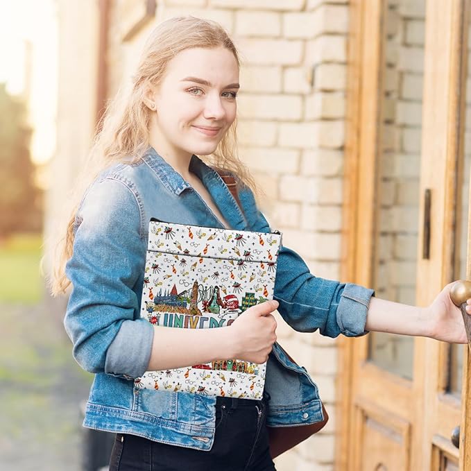 Magic Stuff Magical Castle Book Sleeve Book Cover Book Lovers Gifts Book Club Gifts Wizard Book Protector Vacation Gifts Book Gifts for Readers Women Magic Movie Fans Friend Graduation Birthday Gifts