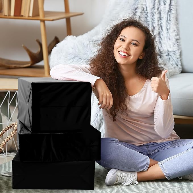 Metronic Poly Mailers 24×36 250 Pcs Black, Extra Large Shipping Bags for Clothes,Self Seal Shipping Envelopes for Small Business,Waterproof Mailers Poly Bags for Shipping,Packaging Mailing Bags Bulk