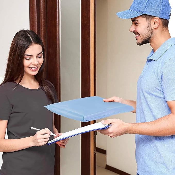 Metronic Poly Mailers 12X15.5 500Pack, Strong Adhesive Shipping Envelopes for Clothing, Waterproof Shipping Bags for Small Businesses, Flexible Mailers Poly Bags,Packages Bags Blue