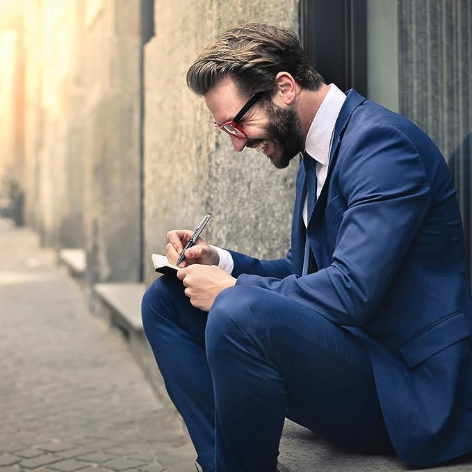 Pilot Precise V7 RT Retractable Rolling Ball Pens, Fine Point (.7mm), Assorted Colors Black/Blue Ink, 3-pk; Premium Comfort Grip, Bundle with Plastic Reusable Pouch