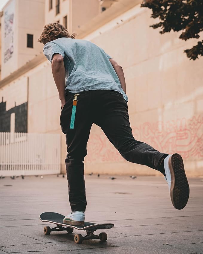 Wrist Lanyard Strap for Keys, 5 Packs Key Lanyards for Women and Men, Wrist Strap Lanyard with Key Rings, Multicolor Car Wristlet Keychain Lanyards for Teacher Kids Student