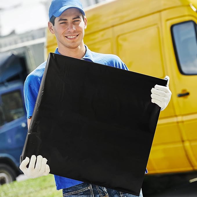 Metronic Poly Mailers 24x24 30000 Pack, Large Shipping Bags for Clothing Packaging Bags, Self Seal Shipping Envelopes for Business, Tear-resistant Mailing Bag Mailing Envelopes, Black