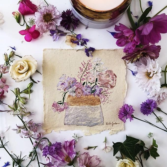 Hyggelight - The Growing Candle, Rosemary & Sage Scent, 10oz Ceramic Pot, Single Wick Aromatherapy Candles, 100% Soy for Women and Men, Clara