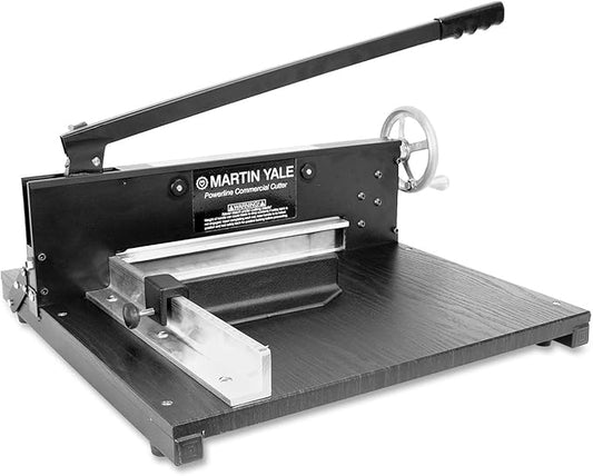 Martin Yale 7000E Paper Cutter, Commercial 200-Sheet Stack, 12" Cutting Length, 1 1/2" Thickness Capacity