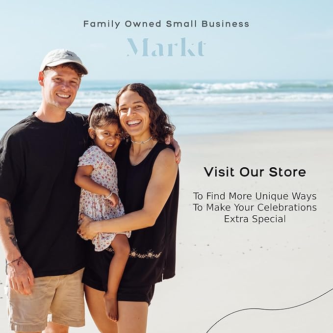 Markt Mini Pencils For Baby Shower Games For Girl Or Boy, Heart Pencils, Small Pencil Set (Greenery, Eucalyptus)