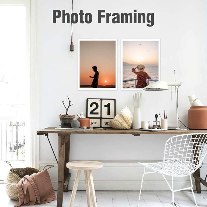 Mat Board Center, Pack of 10 Acid-Free Foam Boards, 11x14 inch White Foam Boards, 1/8" Thick