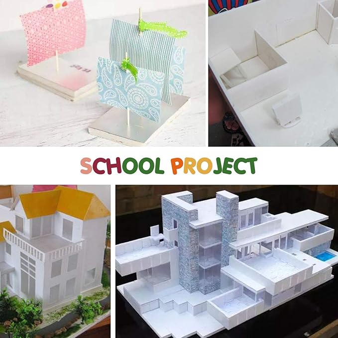 Mat Board Center, Pack of 10 Acid-Free Foam Boards, 20x24 inch Black Foam Boards, 3/16" Thick