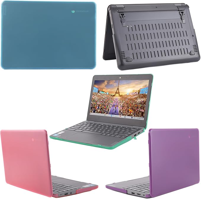 mCover Hard Case ONLY Compatible for 2024~2025 11.6" Lenovo 100E Chromebook Gen 4 (with Intel CPU and Model# 83G*) Laptop Computer (NOT Fitting Any Other Lenovo Models) - Green