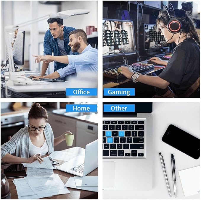 Personalized Mouse Pad Custom Image Text Logo Laptop Desk Mat Customized Non-Slip Waterproof Office Desk Accessories for Women/Men Customized Funny/Cool Cyan Mousepads 21 cm×26 cm