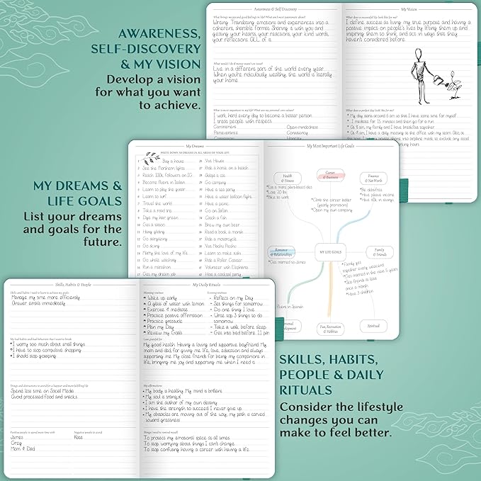 Legend Planner Hourly Schedule Edition – Deluxe Weekly & Daily Organizer with Time Slots. Time Management Appointment Book Journal for Work & Personal Life, Undated, A5 Hardcover – Viridian Green