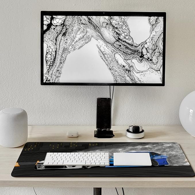 Large Mouse Pad Gaming Drifting S13 and S15 JDM Car Desk Mat Long Big Mousepad Extended Keyboard Computer Pad Office Desk Organizers and Accessories 40x90cm