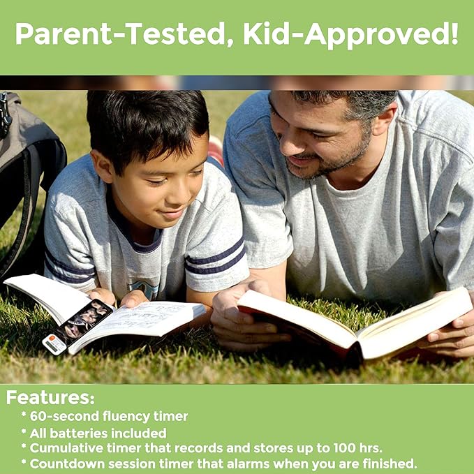 Mark-My-Time - Digital Bookmark - Mark My Time Reading Timer and Bookmark for Kids, Cool Bookmarks and Reading Incentives, Christmas Gift & Stocking Stuffer for Book Lovers - 3D Dinosaur