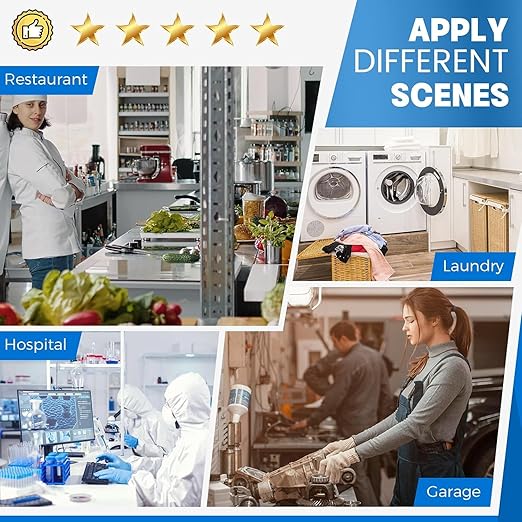 Stainless Steel Table for Prep & Work with Backsplash 24 x 36 Inches NSF Metal Commercial Kitchen Adjustable Under Shelf Worktable for Restaurant Home Outdoor