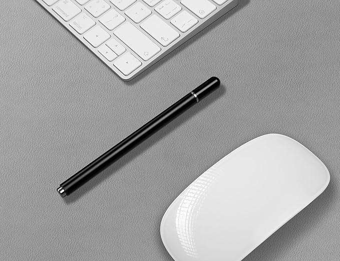 Leather Desk Pad Protector, Mouse Pad, Non-Slip Computer Mat for Desk, PU Leather Office Desk Mat for Home & Office, Waterproof Laptop Desk Blotter Pad for Keyboard and Mouse, Grey (13.7''X23.6'')