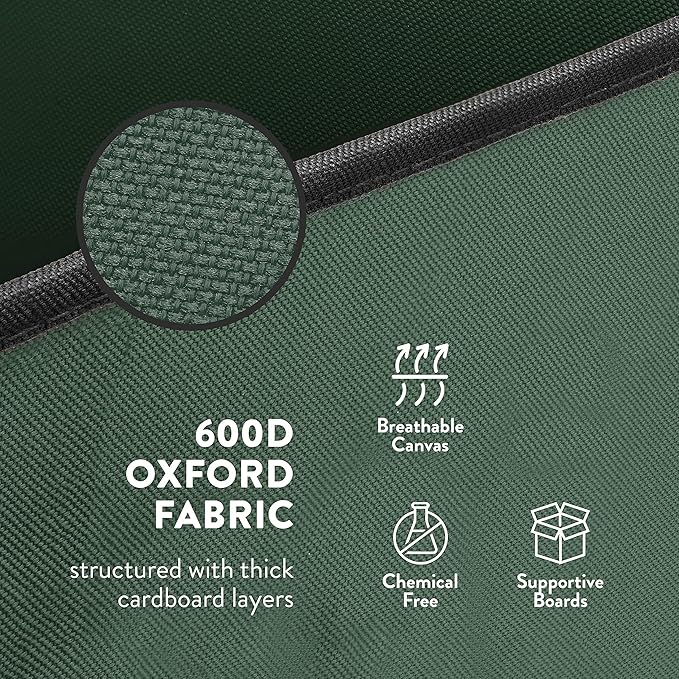 ZOBER Wrapping Paper Storage Containers - 40 Inch Gift Wrapping Organizer Storage W/Interior Pockets - Fits 20 Standard Rolls of Wrapping Paper, Bows, and Ribbons