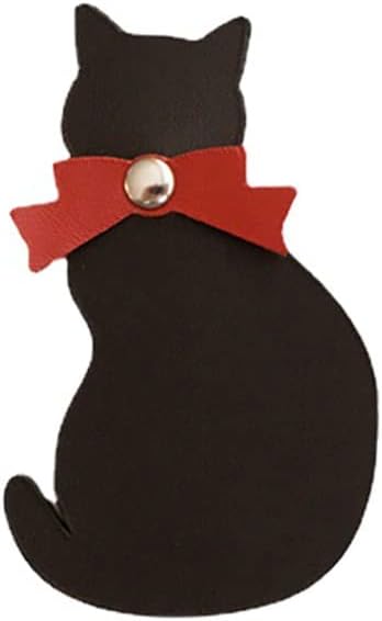 Leather Bookmark Cat Shape Page Label,Cute Page Marker for Reading Marks,Book Lovers Gift