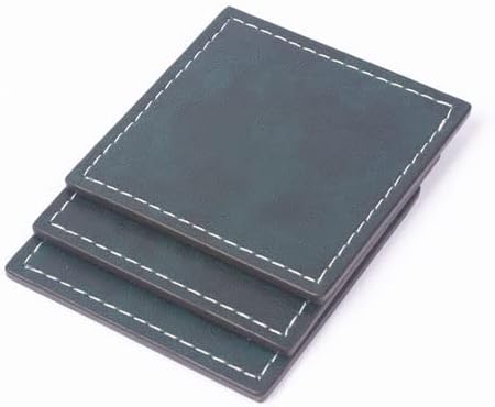 Leather Desk Set-Desk Office Accessories-Office Organizer- Home Office Accessories - Desk Supplies - Desk Storage Organizer -Desk Pad-Storage-12 Pieces -12 PCS (Green)