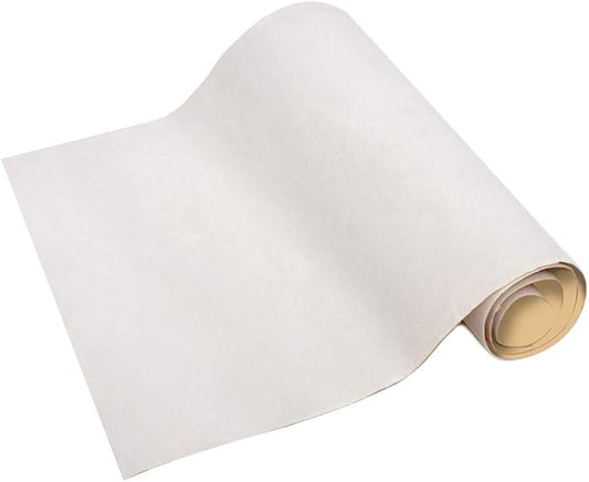 2PCS Self Adhesive Sheets, DIY Adhesive Sheets for Art & Crafts, Peel and Stick Felt for Drawer/Jewelry Box Liner, Solid Color Wallpaper (14.6" x 39.4", White)