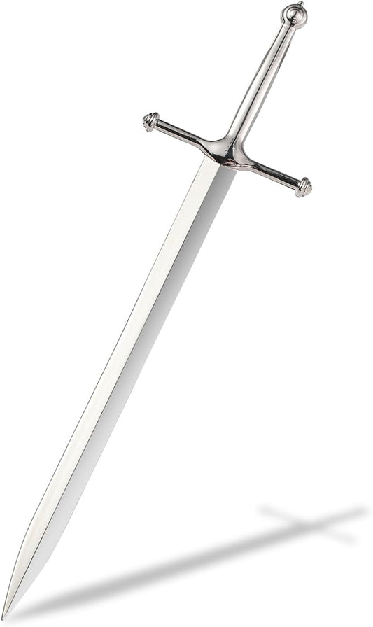 Letter Opener Envelope Slitter Mail Opener Tool Sword Letter Opener Vintage Decorative Letter Opener Knife Desks Decoration Silver Ergonomic Grip Handle Office Mail Supplies