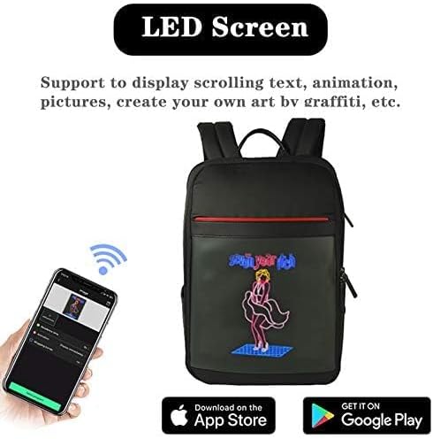 LED Backpack with Programmable Display, Bluetooth Connectivity (Large 25L)