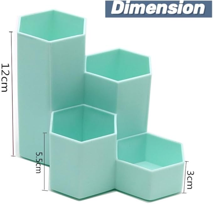Pen Organizer Pencil Holder for Desk Pens Cup Pencil Organizer Desktop Organizer for Office/School/Home (Mint)