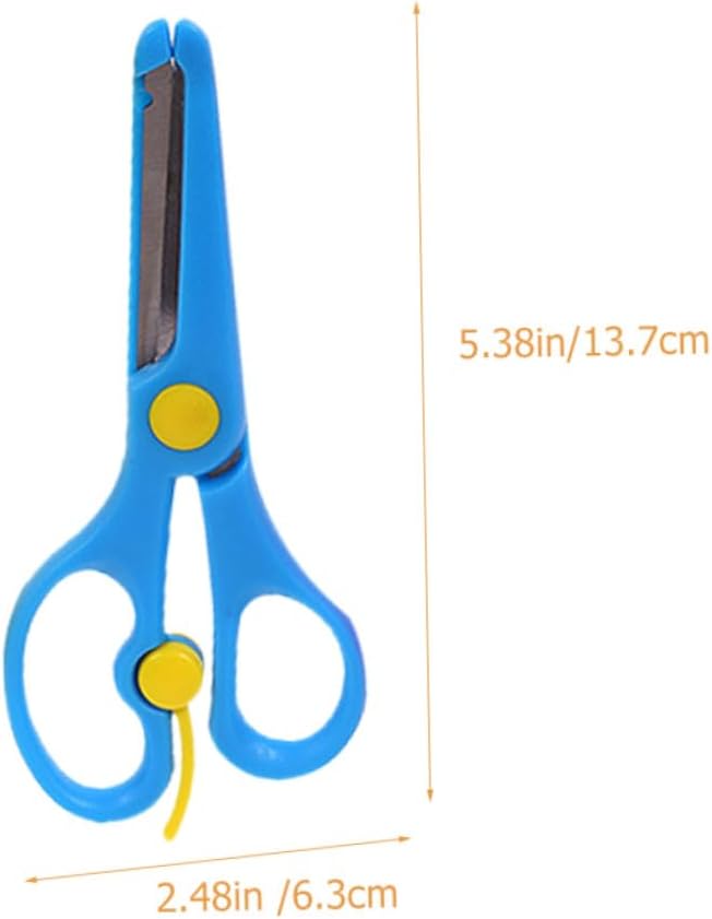 8Pcs Craft Scissors Safe Blunt Tip DIY Scissors for Years Ergonomic Design for Comfortable Cutting Arts and Crafts Supplies