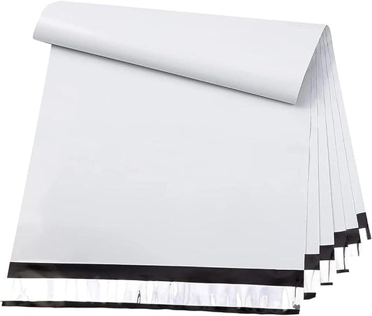 Metronic Poly Mailers 24x24 100PC White, Extra Large Shipping Bags Mailing Envelopes with Strong Adhesive, 2.5Mil Thick Mailers Poly Bags for Shipping, Mailing Bag Packaging Bag for Small Business