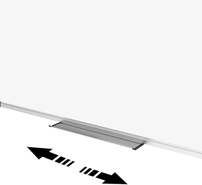 XBoard Large Magnetic Whiteboard 60 x 40 Inch, Dry Erase Board for Wall with Marker Tray | Aluminum Frame Message Presentation Board for Office School Homeschool